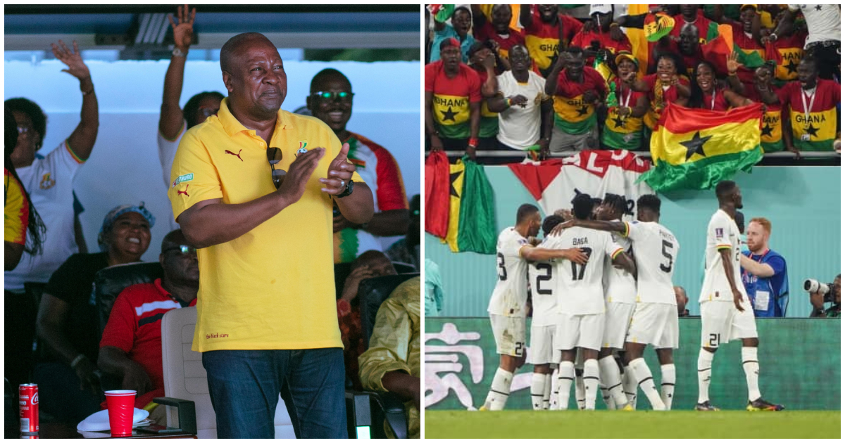 Former President John Mahama has praised the Black Stars despite the loss to Portugal