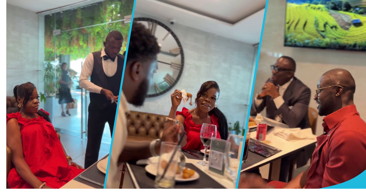 Mama Toli Toli's lunch with Bola Ray and Chris Attoh