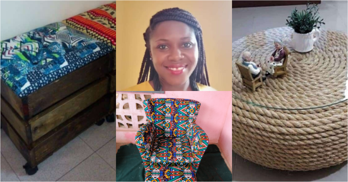 Efua Akoto Addo: Meet the female carpenter who graduated with a degree from KNUST
