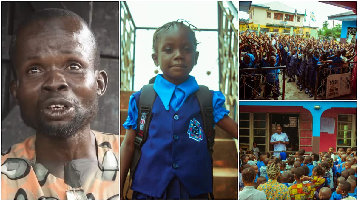 Out-of-school children in Nigeria/Oriogbade's kid got scholarship.