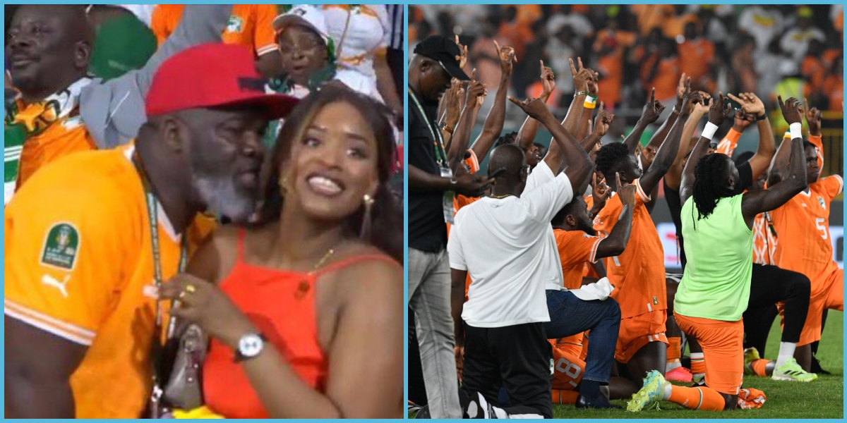 Ivorian Man In Viral AFCON Video Shares What He Was Telling The Lady