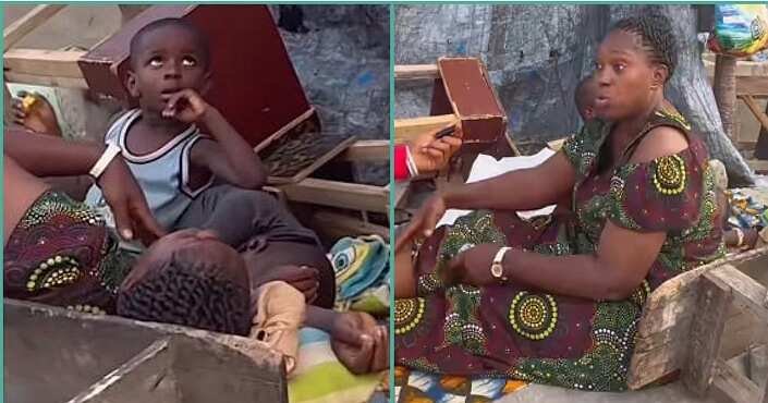 Accounting graduate sleeps by roadside with kids after hubby impregnated house help, threw them out