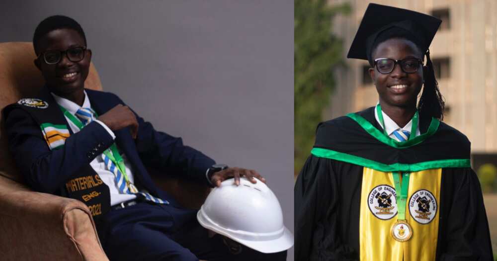 Young man graduates as KNUST best Materials Engineering student