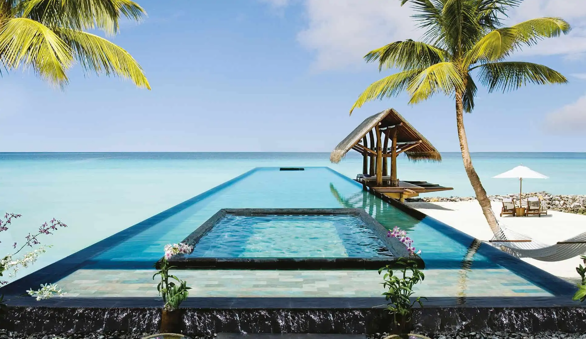 A view of the One & Only Reethi Rah in The Maldives