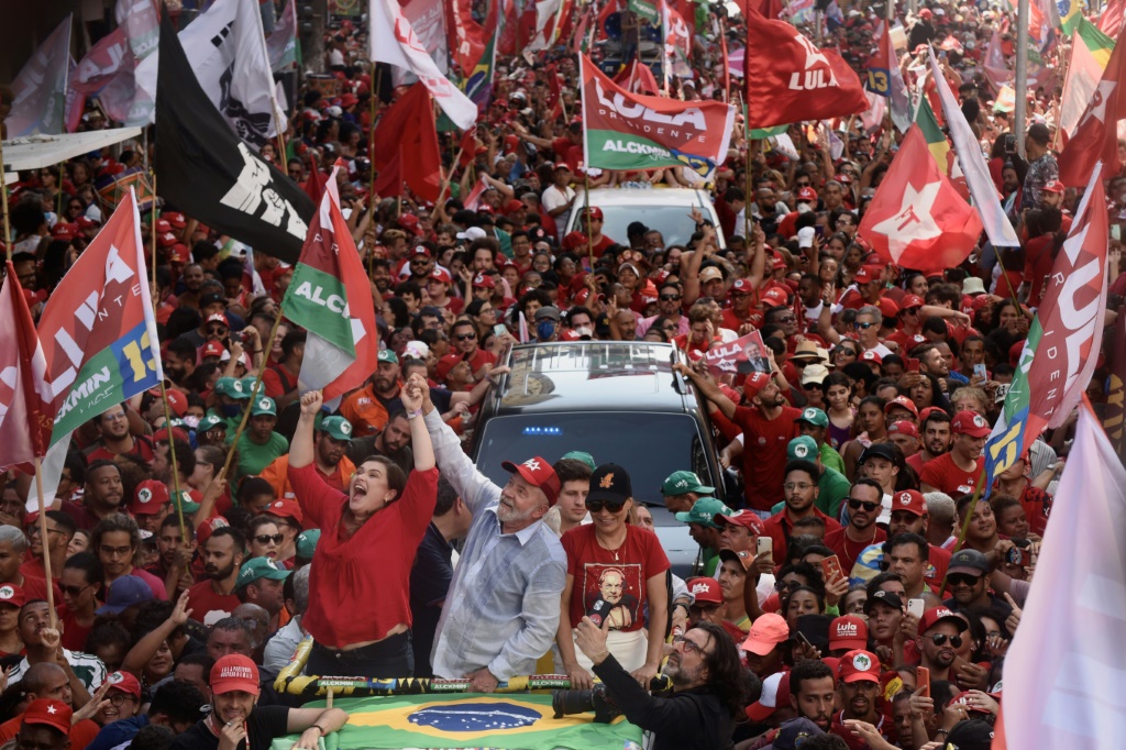 Lula is known for fiery speeches and energetic performances at rallies