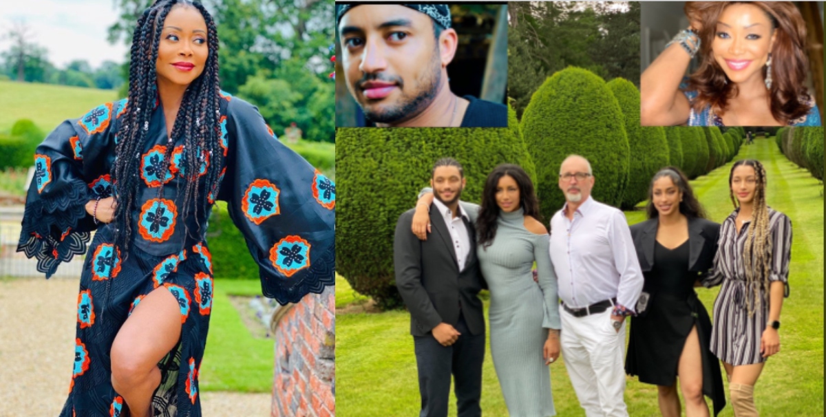 Stephanie Benson: Breathtaking Ghanaian Musicians Shows off her Adorable Mixed Family in Beautiful Picture
