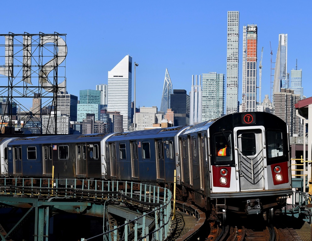 The operator of New York's subway has warned youngsters 'surfing' on the roofs of trains that the underground network is 'not a playground'