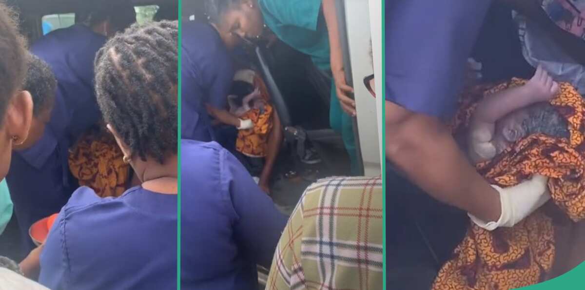 Pregnant woman delivers baby inside moving bus, video of easy birth stuns many