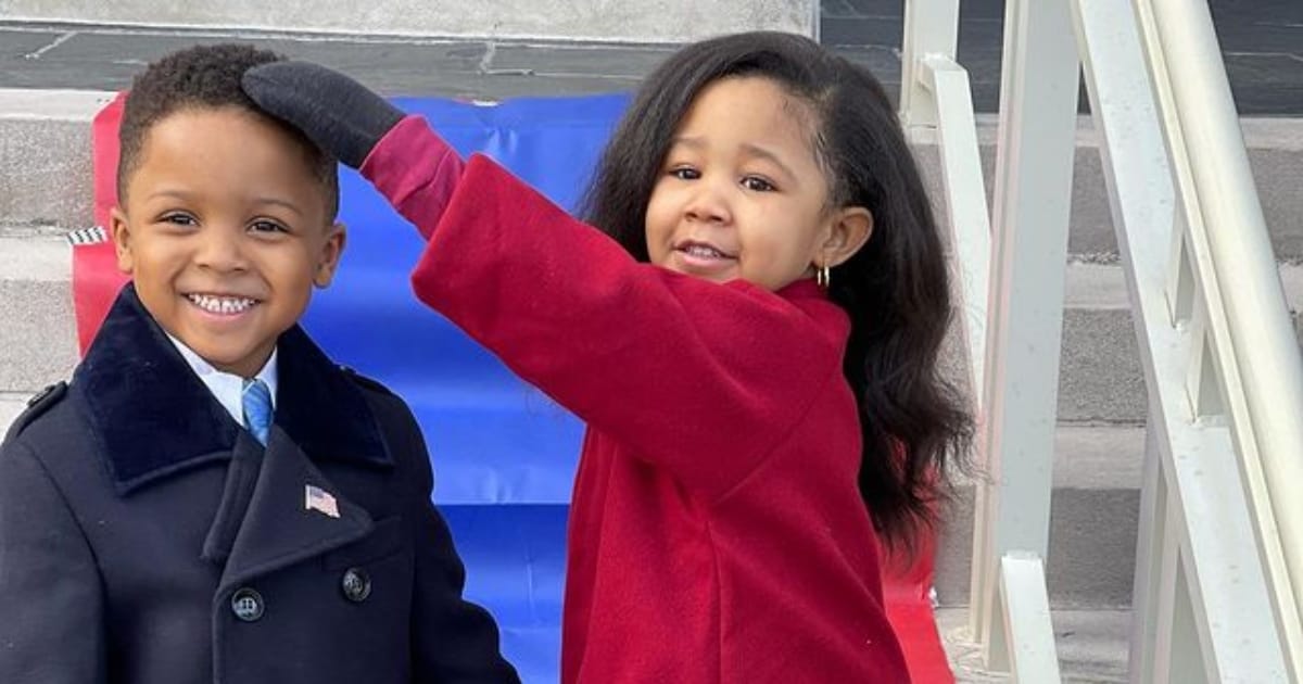 Adorable kids go viral after recreating Michelle Obama's funky inauguration outfit