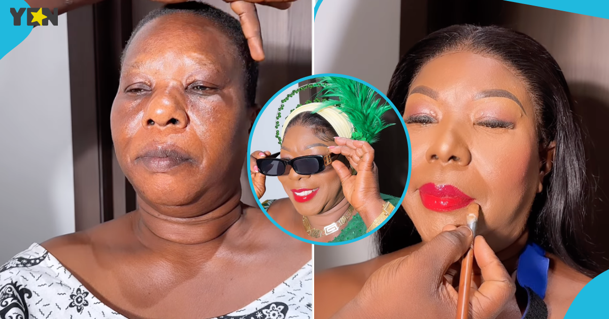 Mother of Ghanaian bride slays in flawless makeup