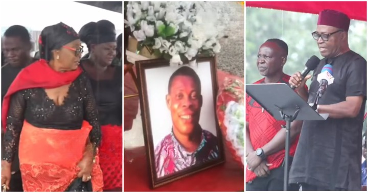 Veteran actor Waakye goes home; Maame Dokono, Adwoa Smart, others weep at burial