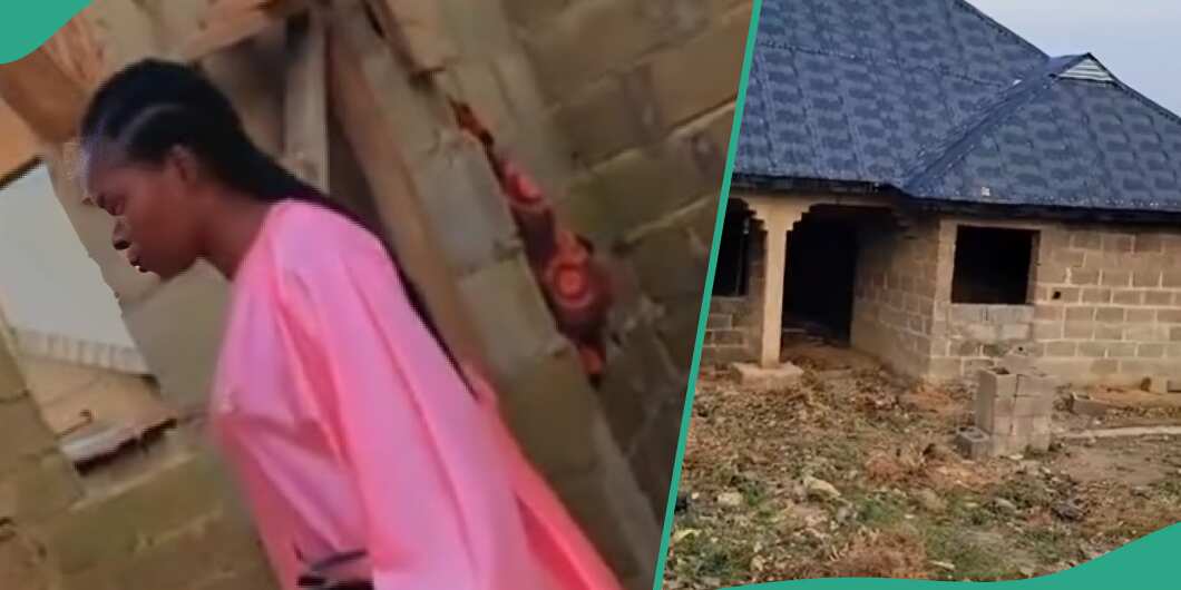 The Nigerian lady showed how far she has gone in her house