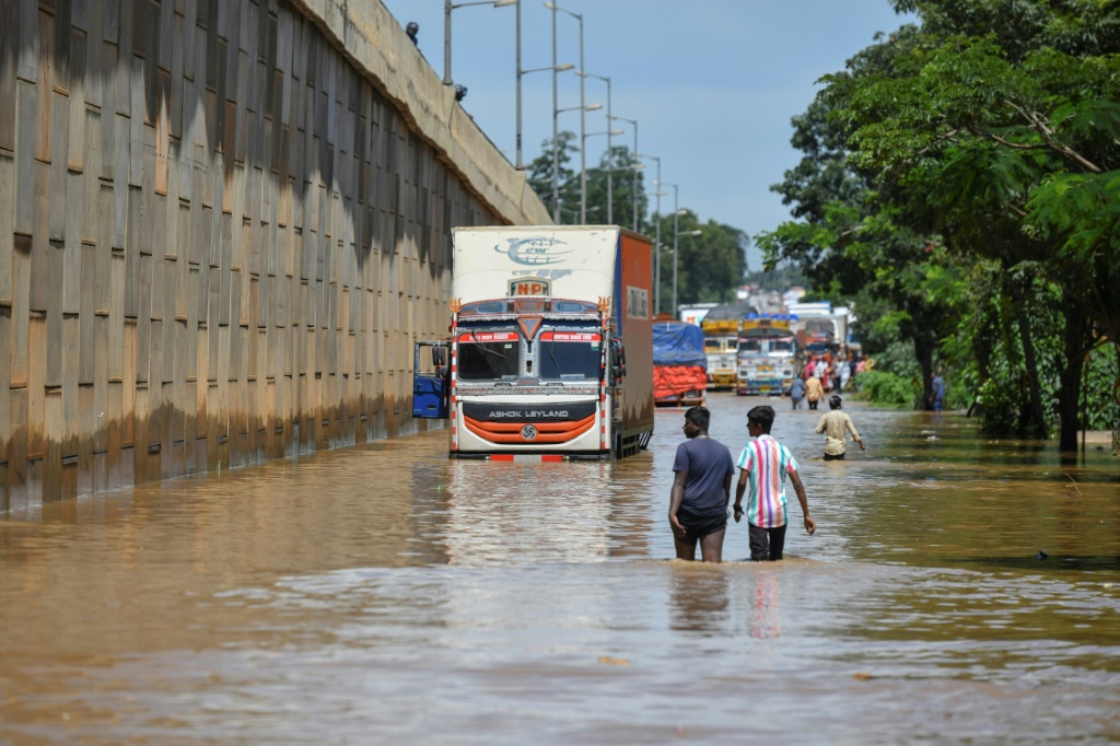 On Monday, large parts of Bangalore were under water