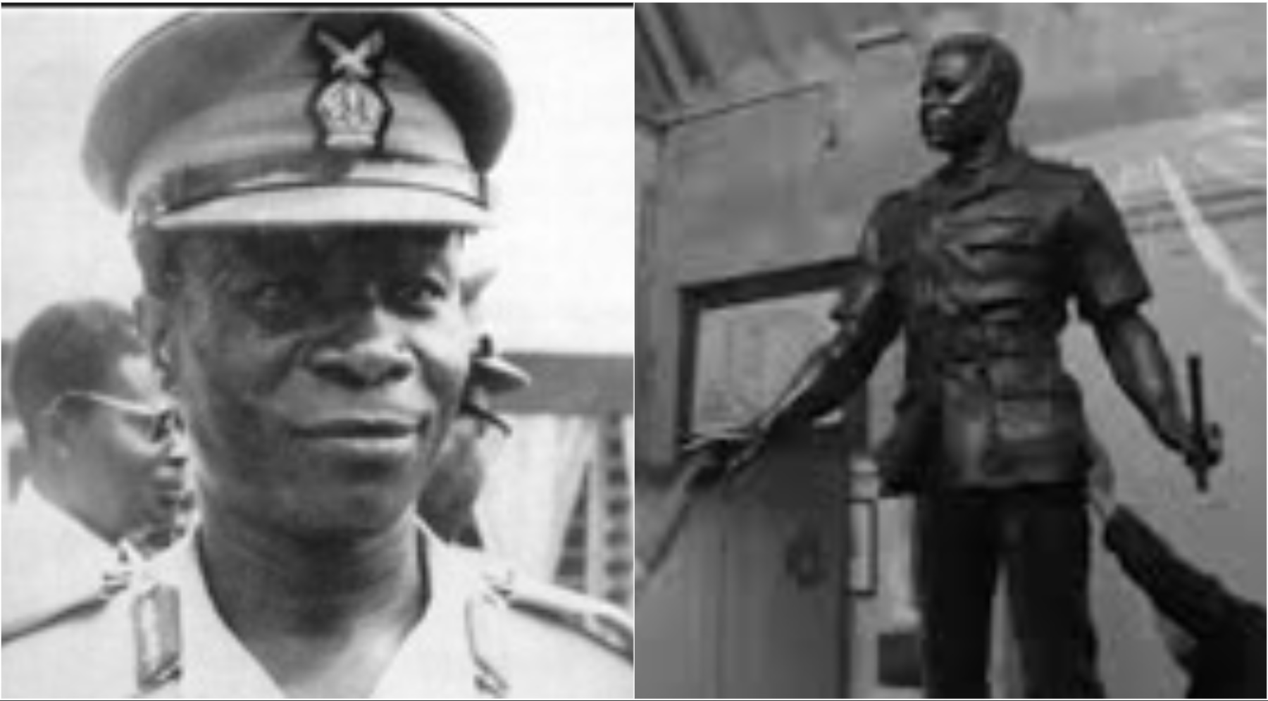 Video of General Kotoka Bronze Statue set to be transported from London to Ghana pops up
