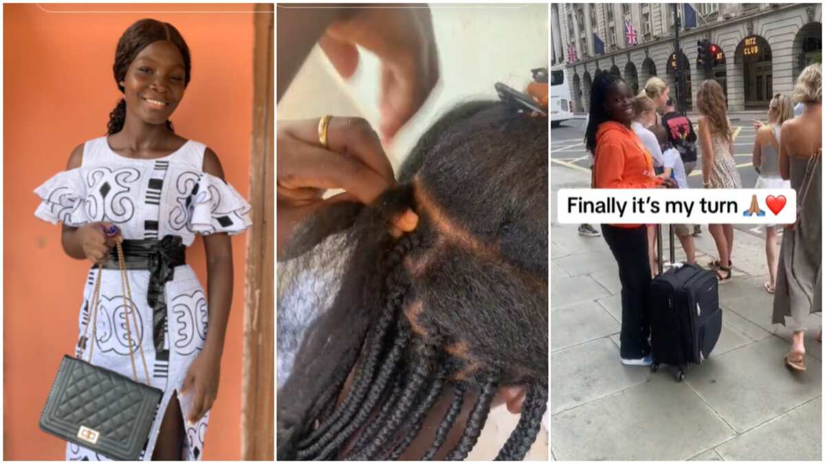 Hairdressing abroad/Nigerian lady in the UK.