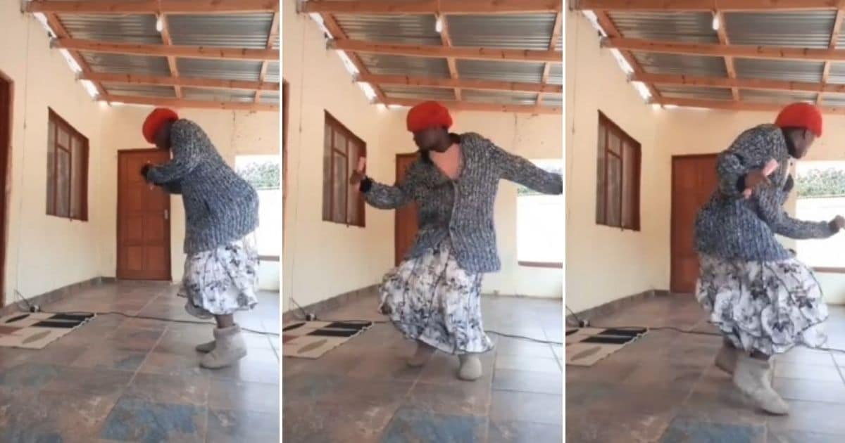 Video shows gogo busting a move, Mzansi in awe: "Yoh this granny"