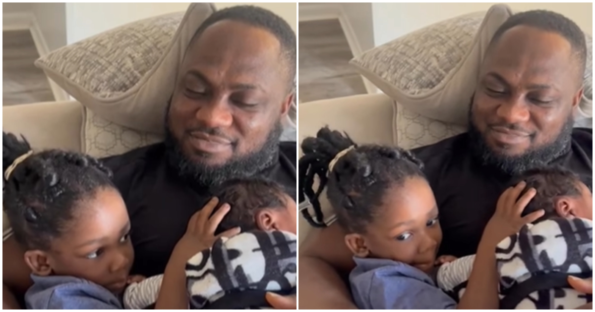 Tracey Boakye flaunts her husband and children in video