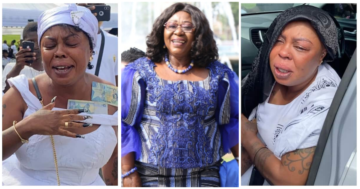 Frema Opare and Afia Schwar GHC50k For Dad's Funeral; Video Drops