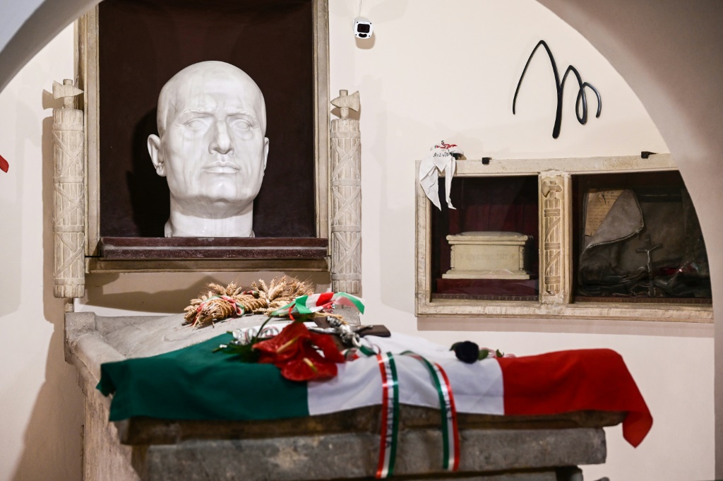 Mussolini's tomb draws tens of thousands of visitors each year