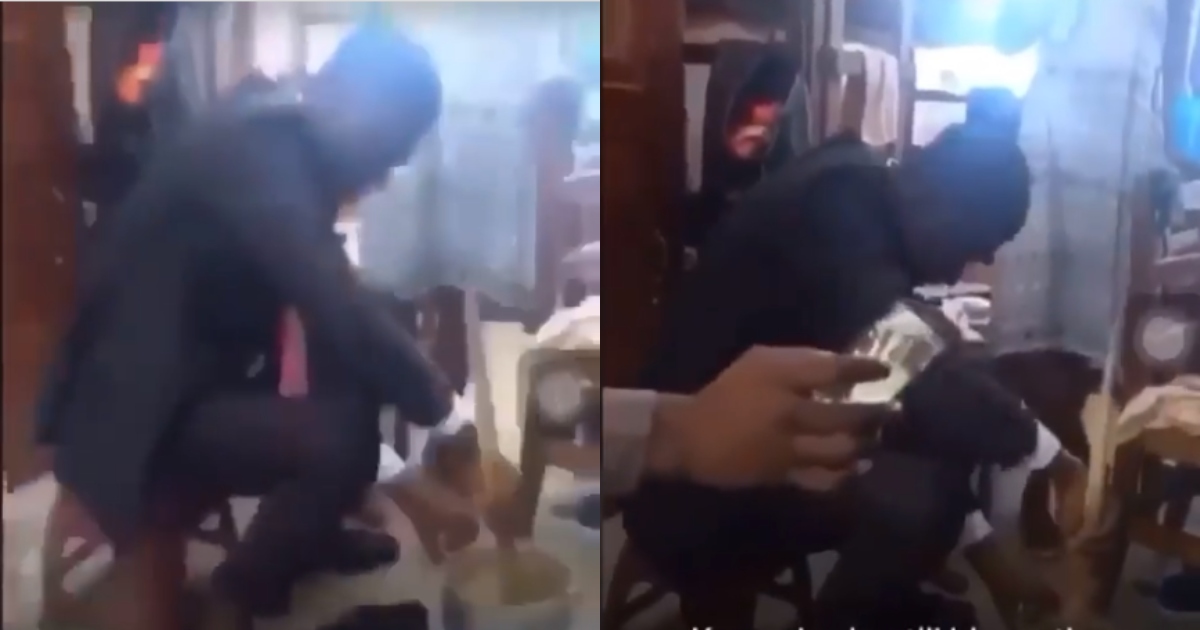 UCC student captured preparing kokonte for his girlfriend in video