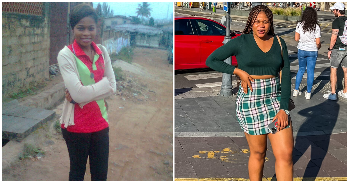 Young lady's look years ago verse how she looks now stirs up reaction on Twitter