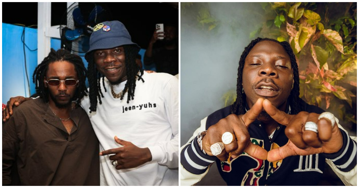 Stonebwoy angry with fans on Twitter over comments on meeting Kendrick Lamar