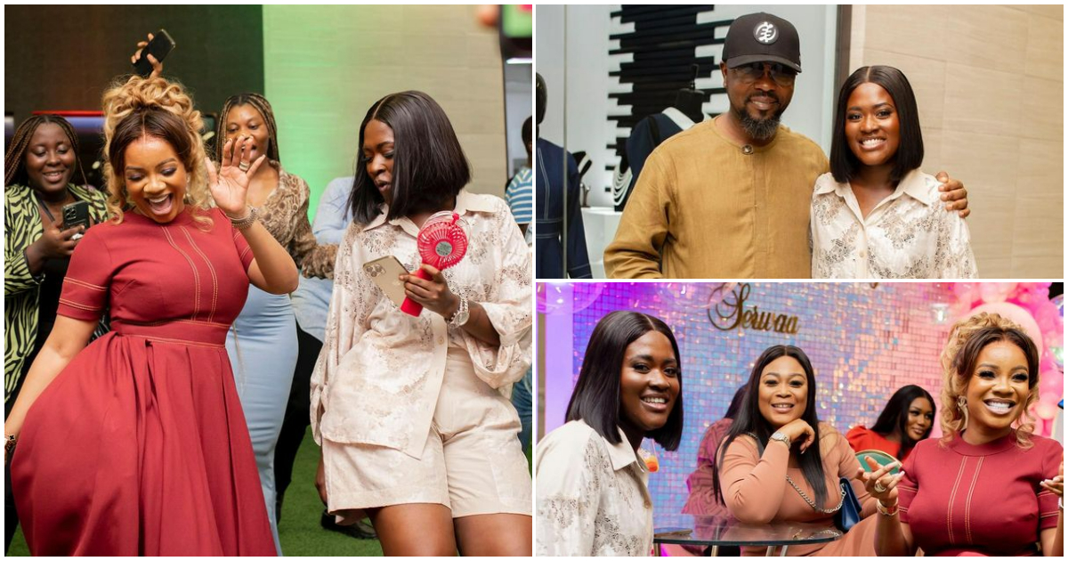 Fella Makafui drops pictures from Serwaa Amihere's 33rd birthday bash.