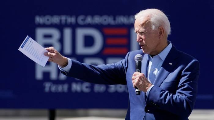 US election: Joe Biden expresses optimism in winning polls
