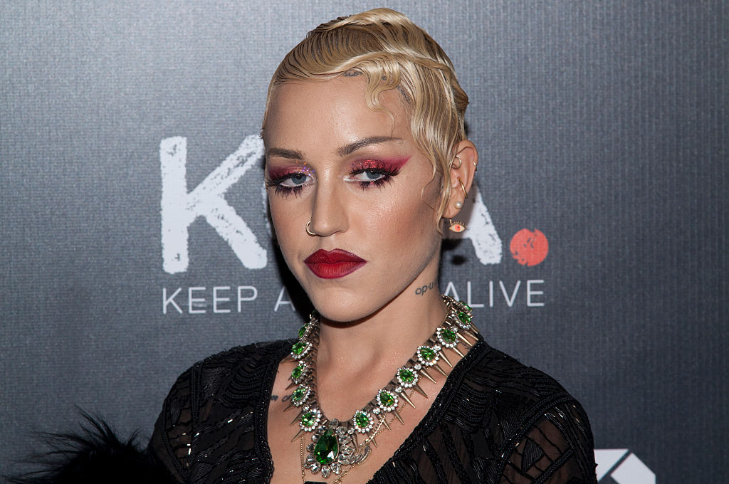 American rapper Brooke Candy on the red carpet of "Keep A Child Alive's 11th Annual Black Ball".