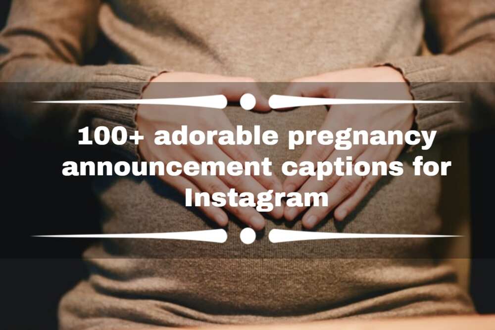 pregnancy announcement captions for Instagram