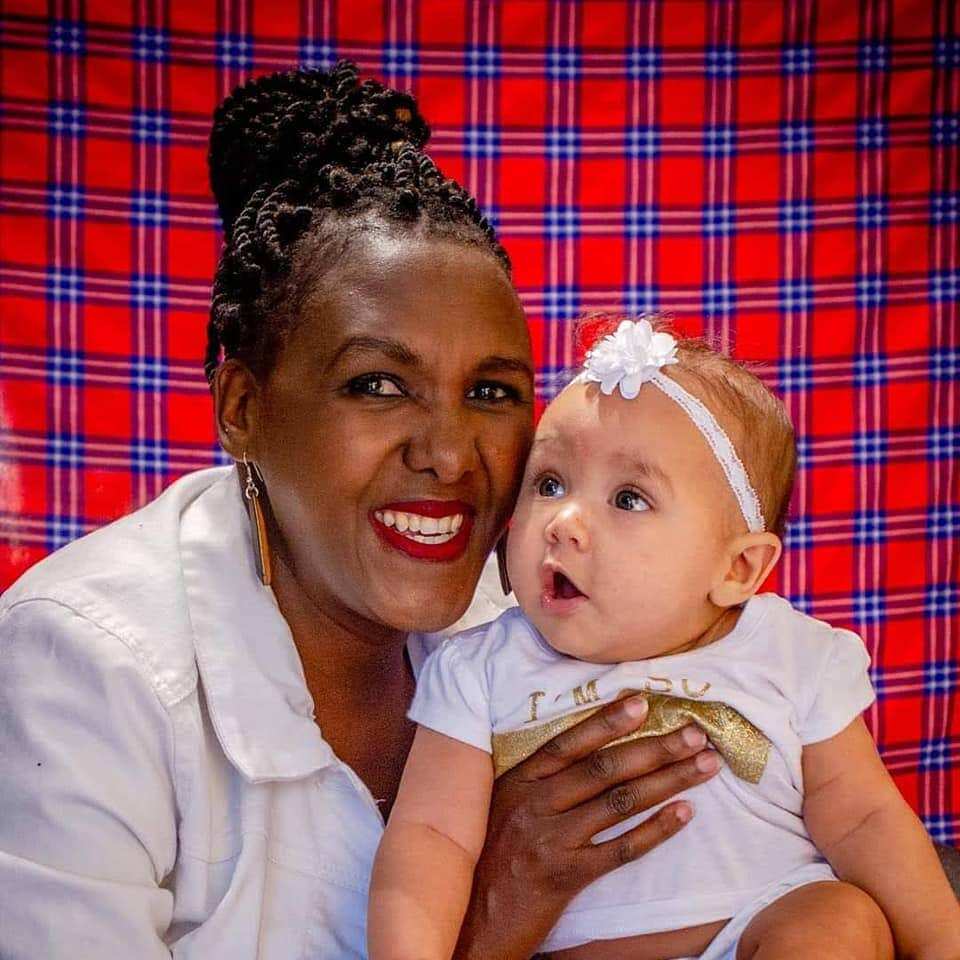 Woman who got married after beating cancer thanks God for giving her baby at 46