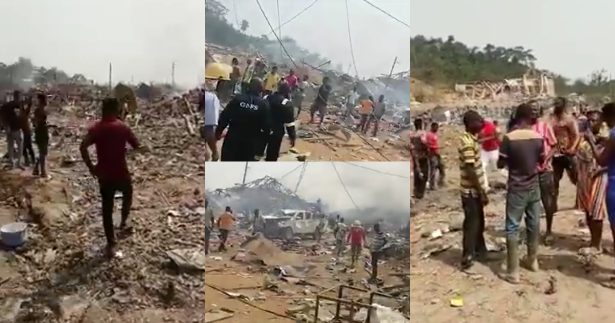 Disaster: Dozens feared dead at Bogoso as tanker explodes & razes community, video drops