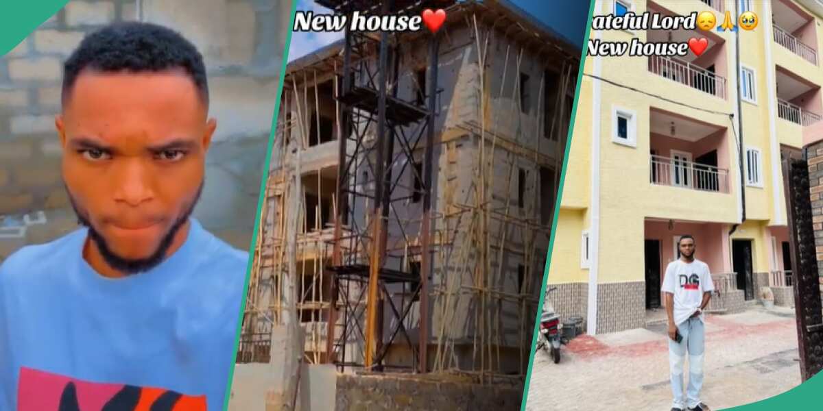 Nigerian man builds many flats for rent, installs borehole, fences his investment