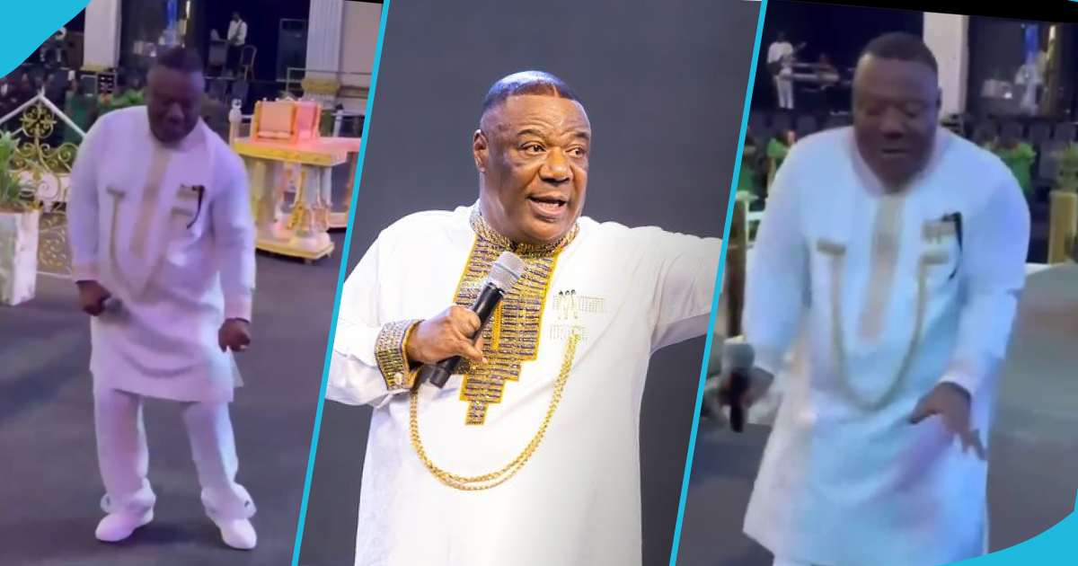 Archbishop Duncan Williams displays fire moves at church, viral video sparks reactions