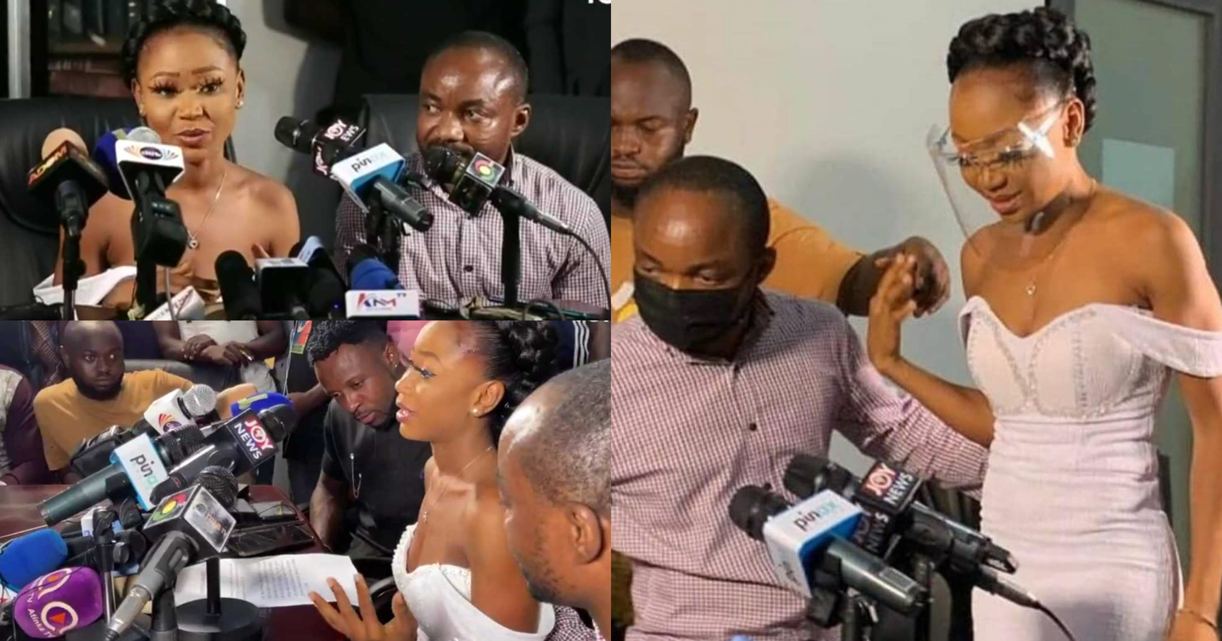 Akuapem Poloo Begs Journalist To Bring 'Big English' Question To Her Level (Video)