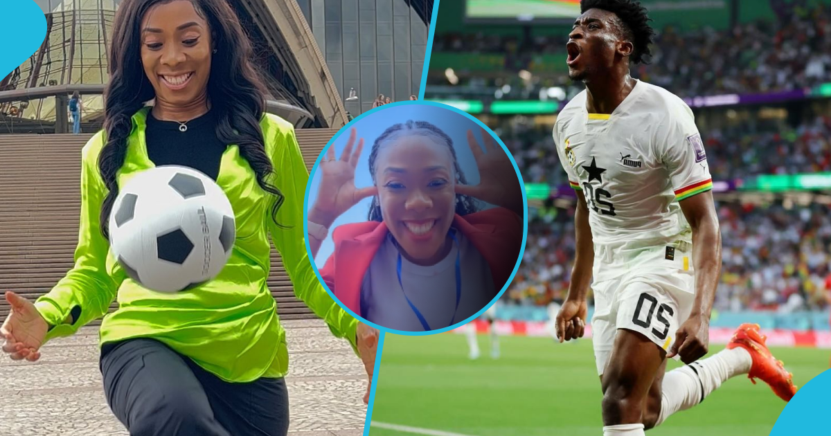 Ghana Vs CAR: Ghanaian Journalist Juliet Bawuah Celebrated Kudus's Stunning Goal In Video