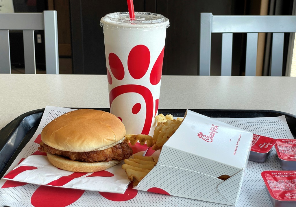 Chick-fil-A is an American fast food brand beloved for its fried chicken sandwiches and milkshakes