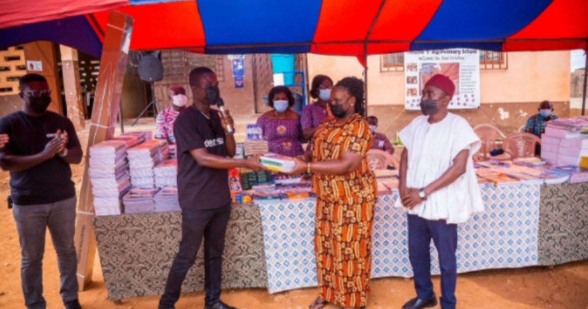 Dentsu Ghana Donates Educational Materials toTesano Cluster of Schools