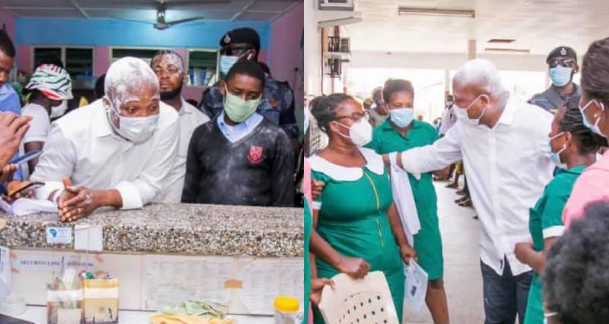 Okudzeto Ablakwa storms children’s ward in Battor Catholic Hospital; pays medical bills for every child