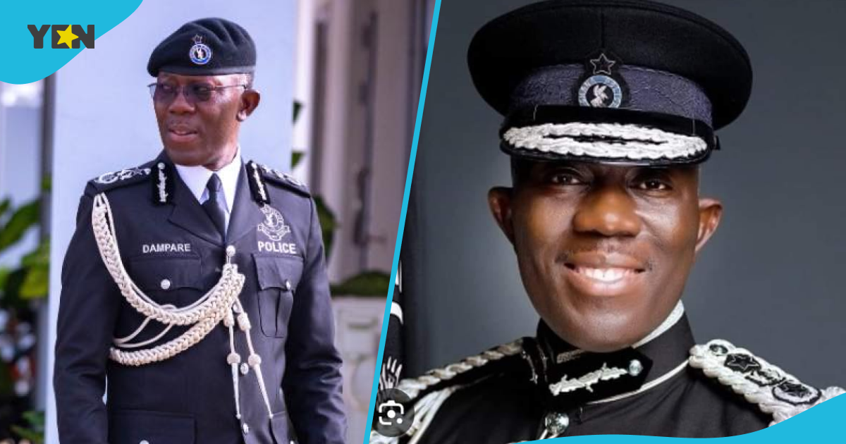 Ghanaians flood social media with positive "vibes" about Dampare: "He's the best IGP"