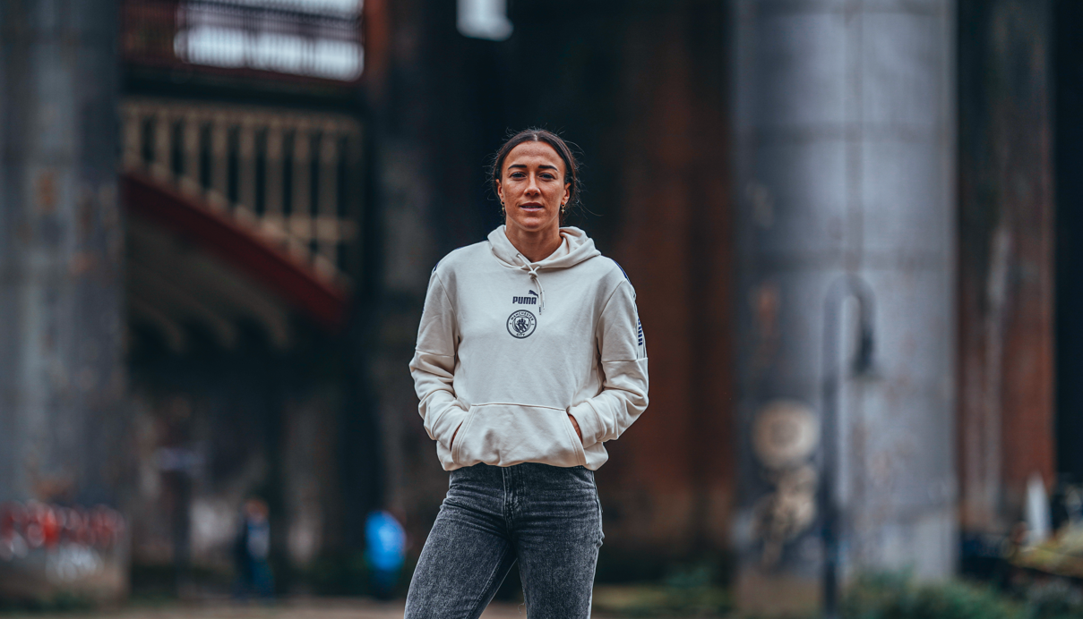 Lucy Bronze during a portrait session in Manchester
