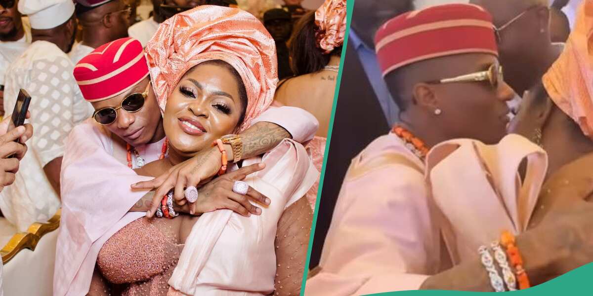 Video of Eniola Badmus at Wizkid's mum's burial trends, fans react: "She don abandon Davido"