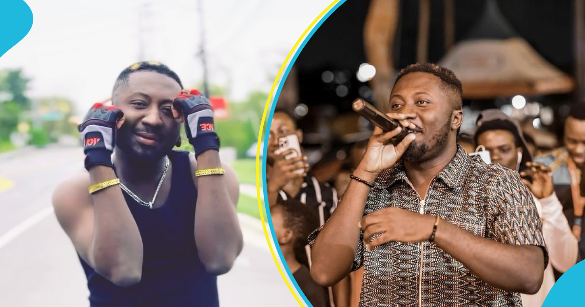 Amerado speaks after stage caved in on him during performance at Baidoo Bonsoe SHTS