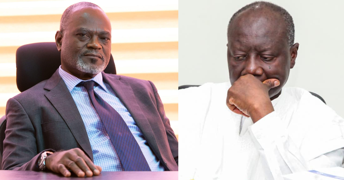 Dr Kofi Amoah has descended heavily on the finance minister, Ken Ofori-Atta and is demanding he shuts up and resigns from office