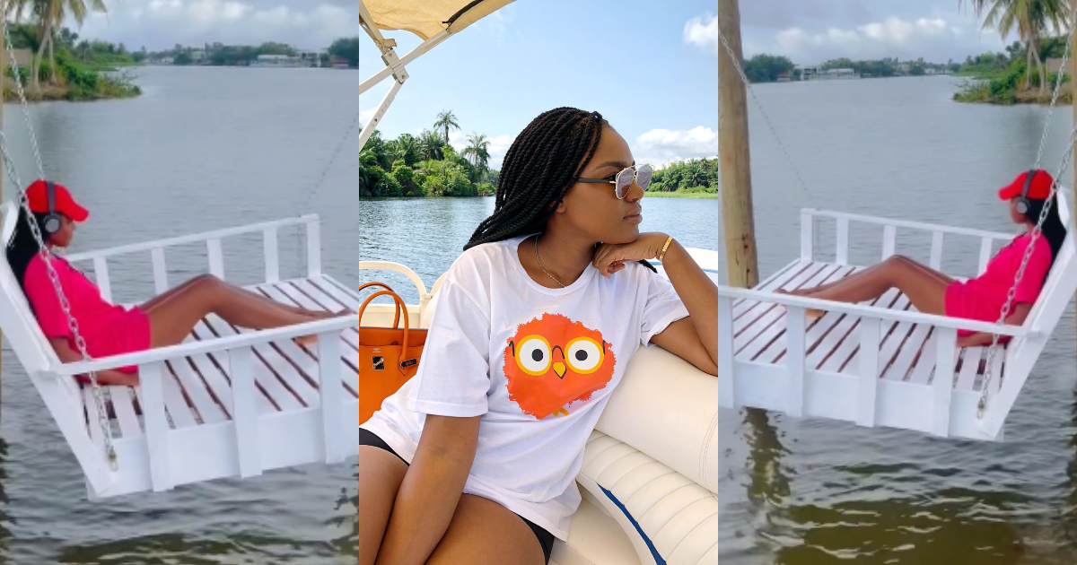 Yvonne Nelson Hangs in the air as she Chills at her YN Island in new Video