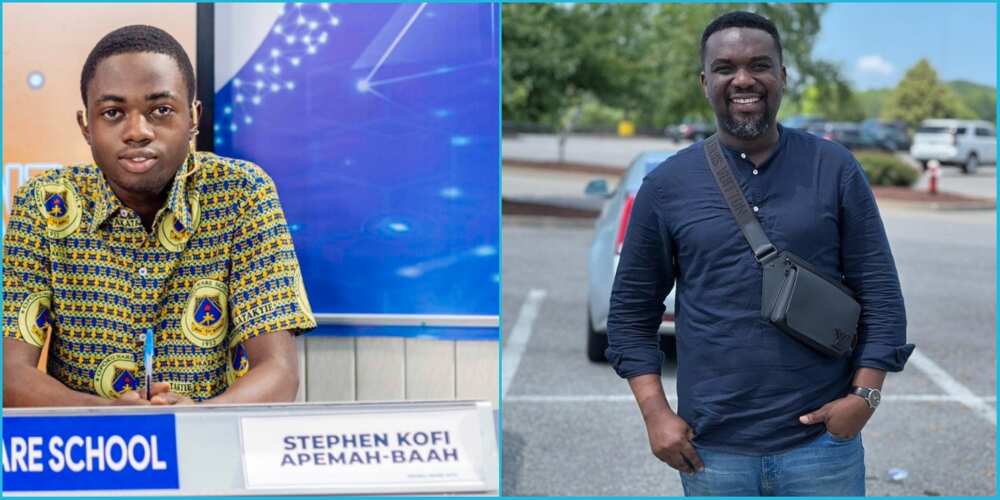 Stephen Kofi Apemah-Baah: Opoku Ware NSMQ Star Reveals Joe Mettle As Favourite Musician