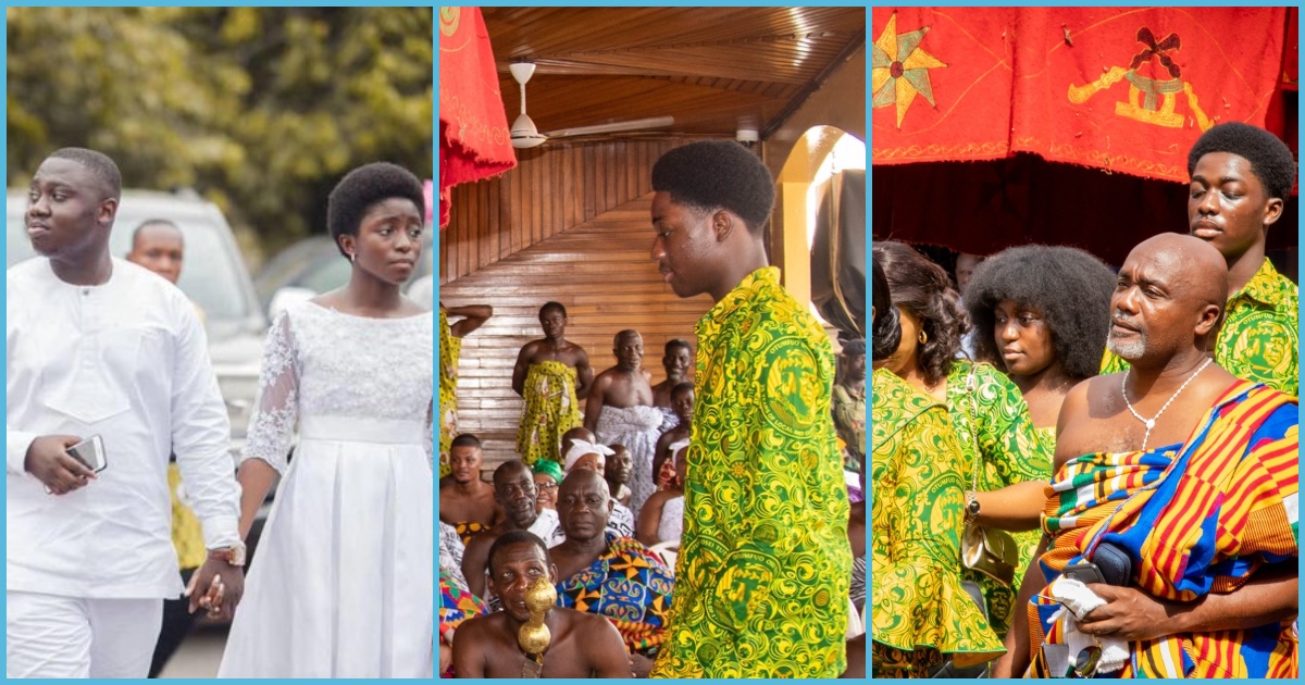 Otumfuo Osei Tutu II's children attend Akwasidae, transform nicely into young adults in latest photos