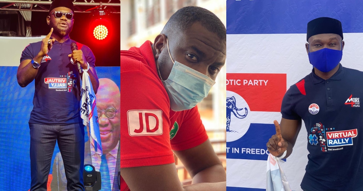 Prince David Osei fires back at celebs who criticized him over his decision to campaign against John Dumelo