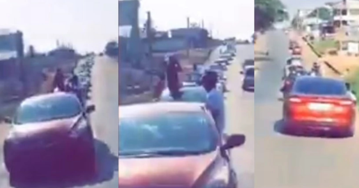“If You Can’t Drink Blood, You Can’t Be Like Us” - Offinso Guys Boldly Brag in a Convoy of Luxury Cars