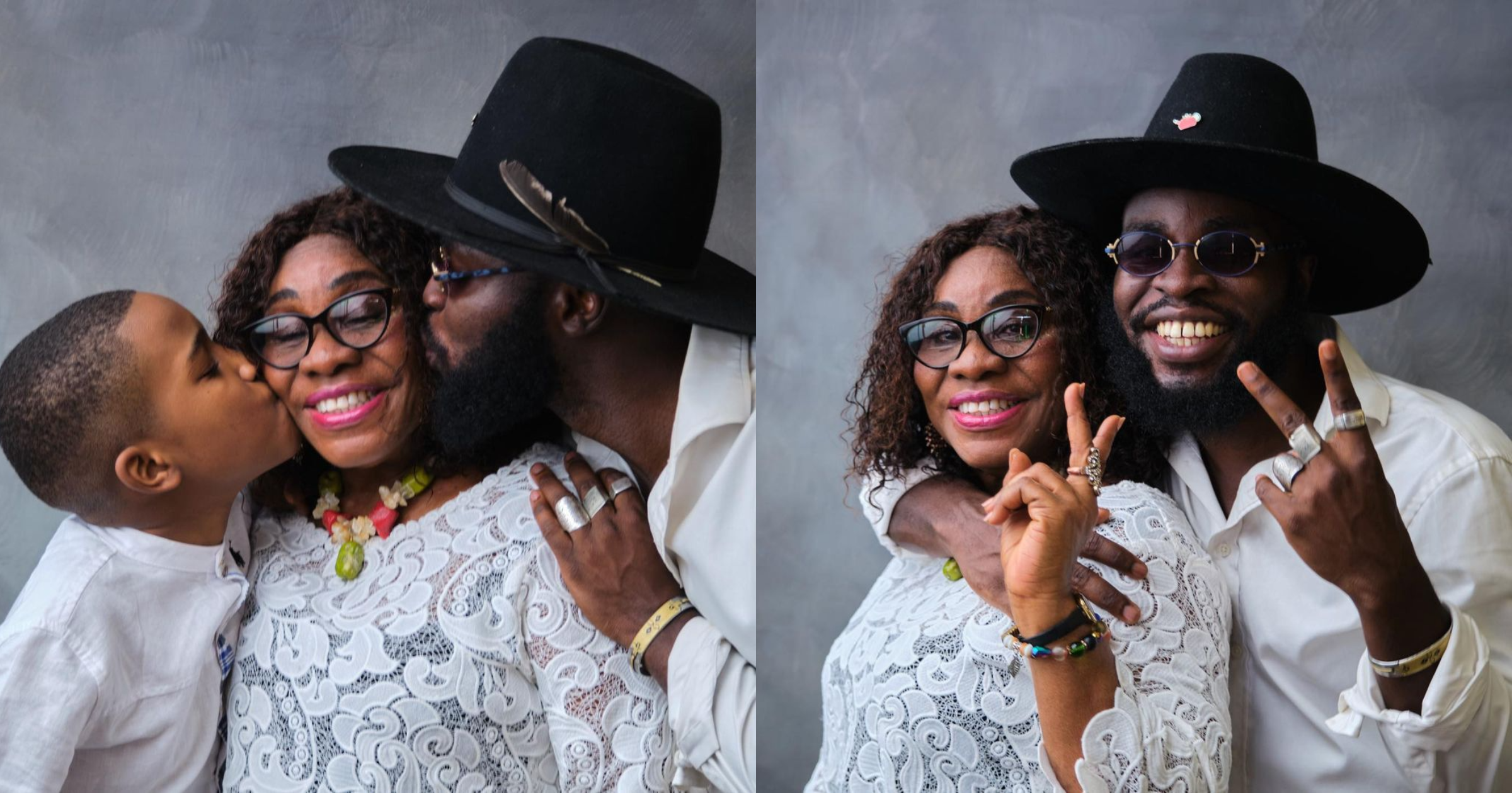M.anifest flaunts his beautiful mother in lovely three-generations family photos